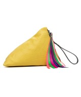 Handbag with strap.
