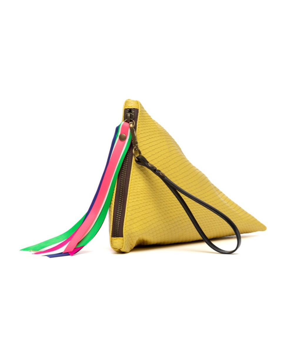 Handbag with strap.