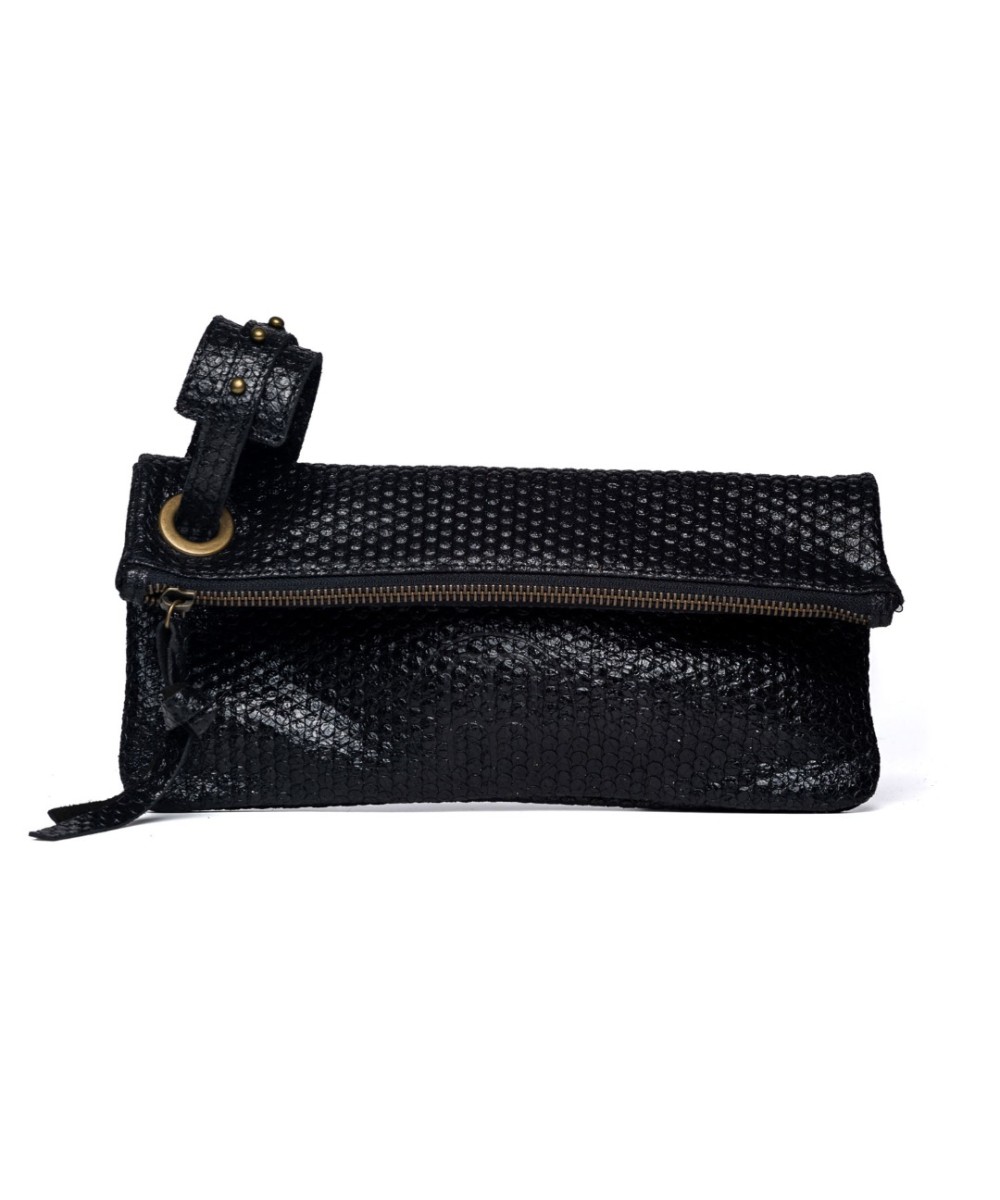 cartera de mano negro