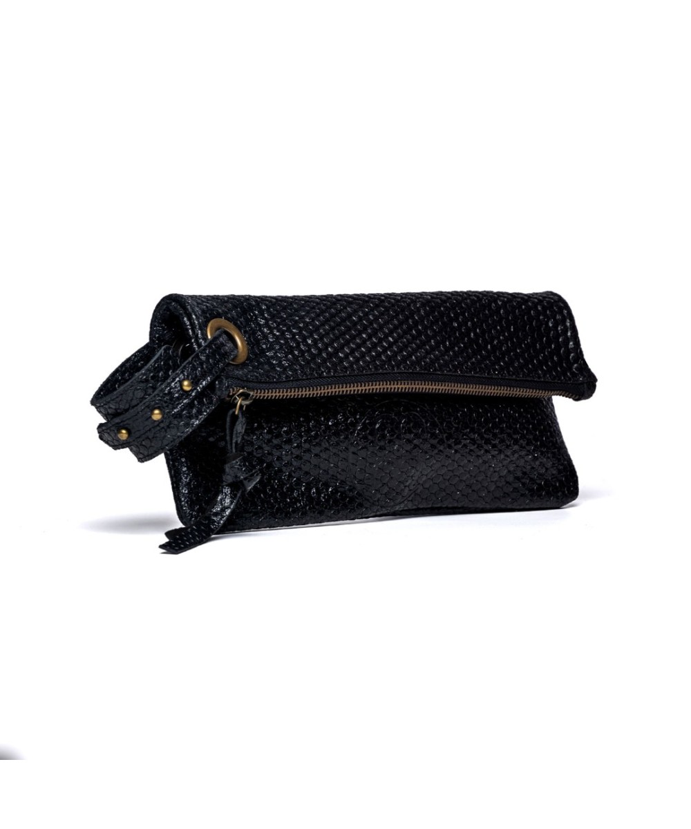 cartera de mano negro