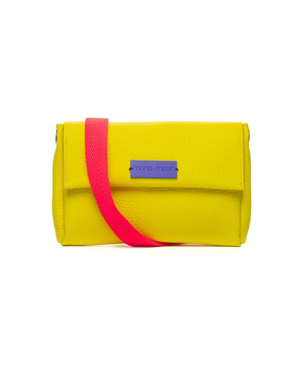 Bolso messenger color amarillo