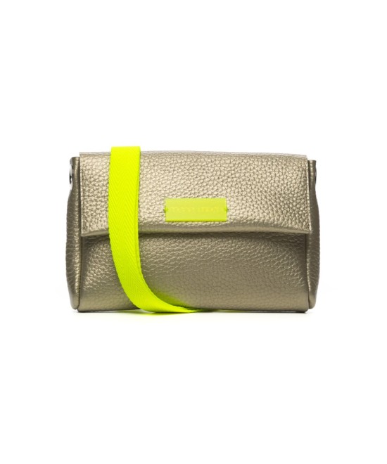 Golden crossbody bag