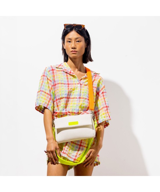 Bolso messenger blanco