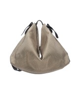 Leather backpack bag with a glossy finish.