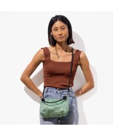 Bolso de fiesta metalizado verde menta