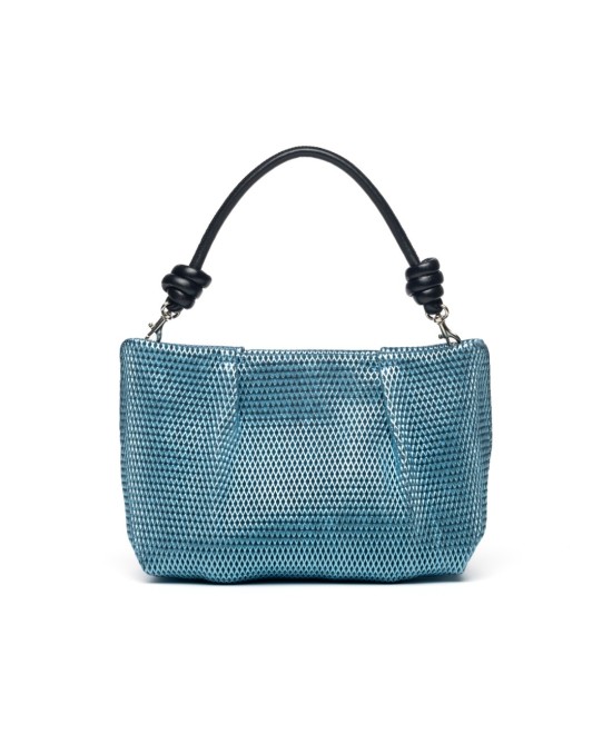 Bolso de fiesta metalizado azul