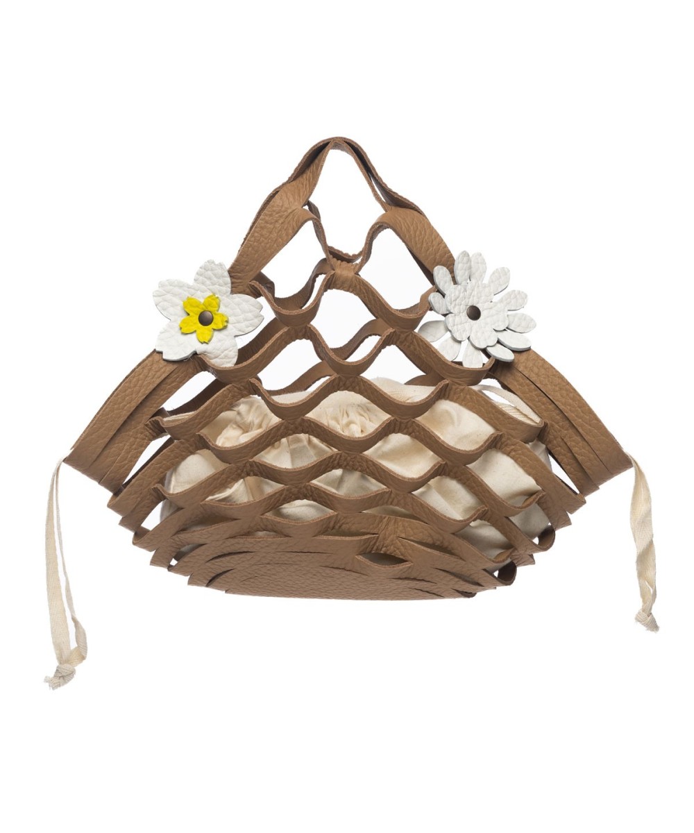 Cesta Polinesia marrón