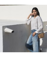 Bolso pequeño de piel color camel