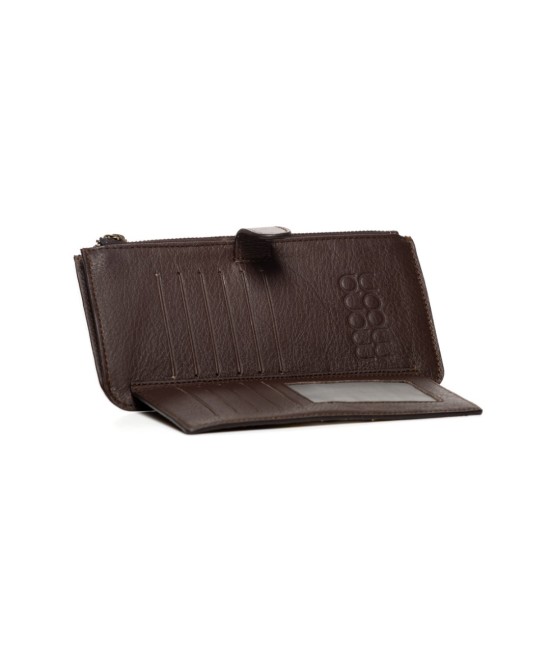 Python leather wallet. Handmade in Spain.