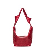 Soft and light leather bag to hang on the shoulde