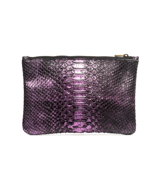 Metallic leather case