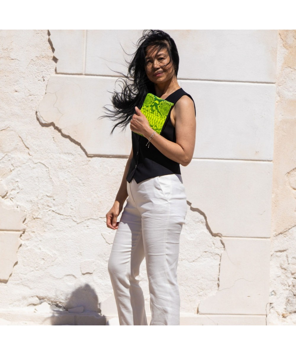 fluorescent leather case