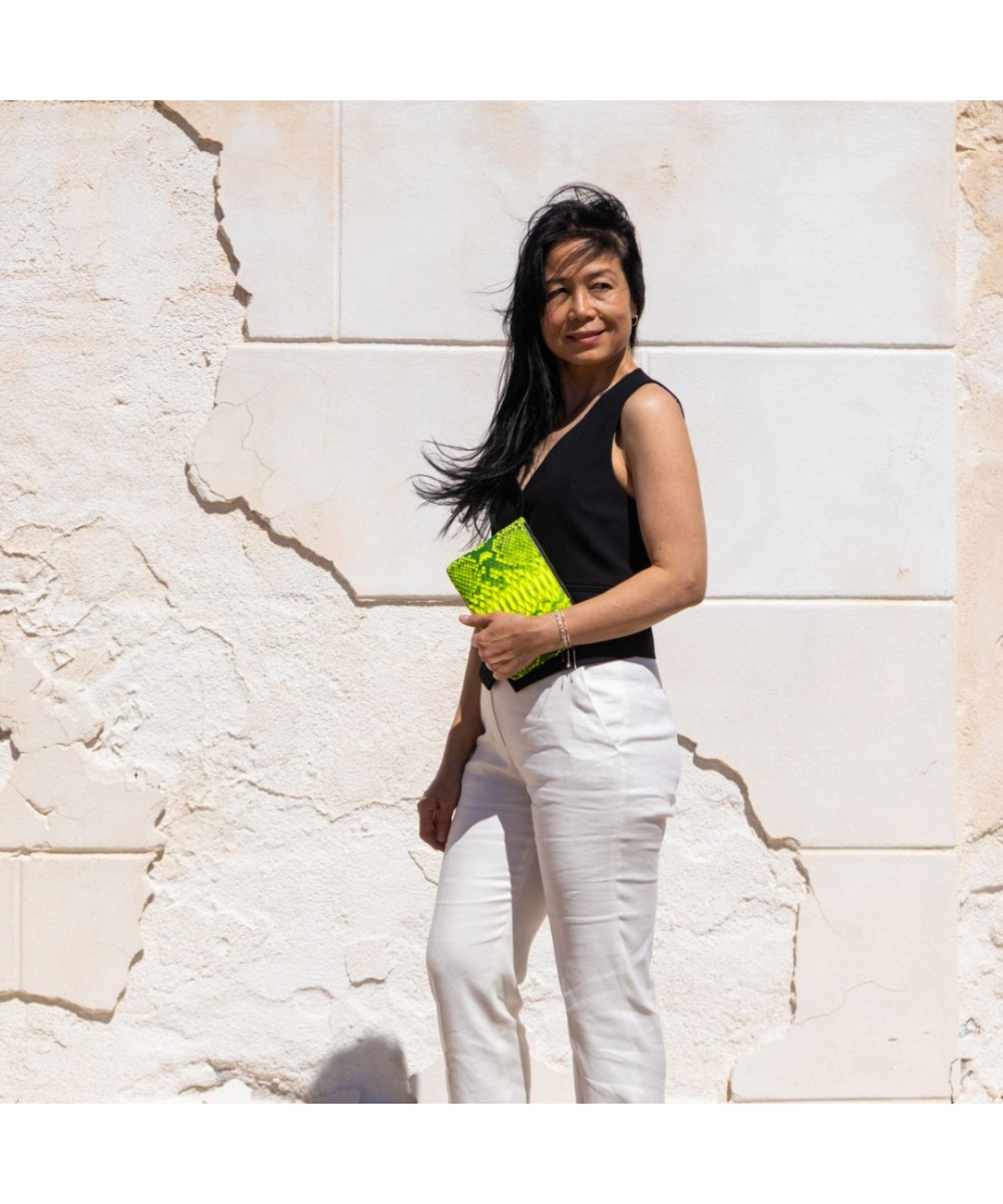 fluorescent leather case