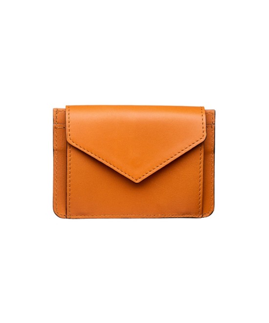 Camel color  leather purse. Handmade in Spain.