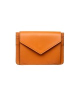 Camel color  leather purse. Handmade in Spain.