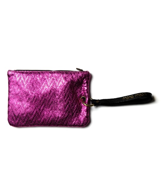 Handbag with strap.