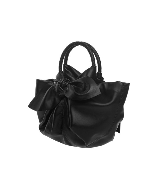 Black party leather bag