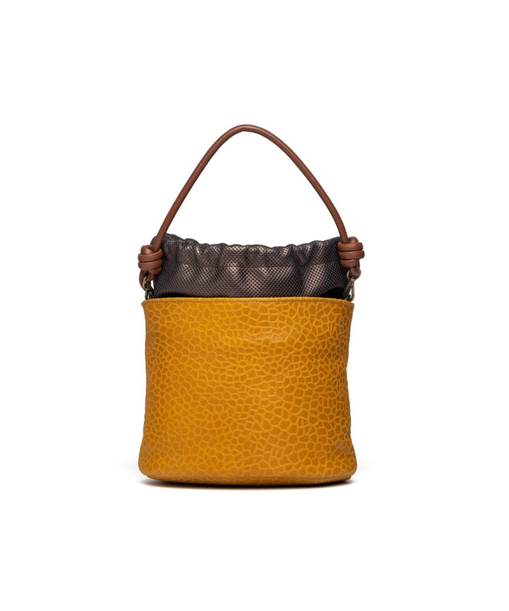 Mustard bucket bag