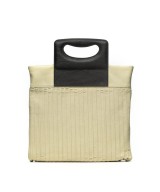 Original engraved leather bag with padded handle.