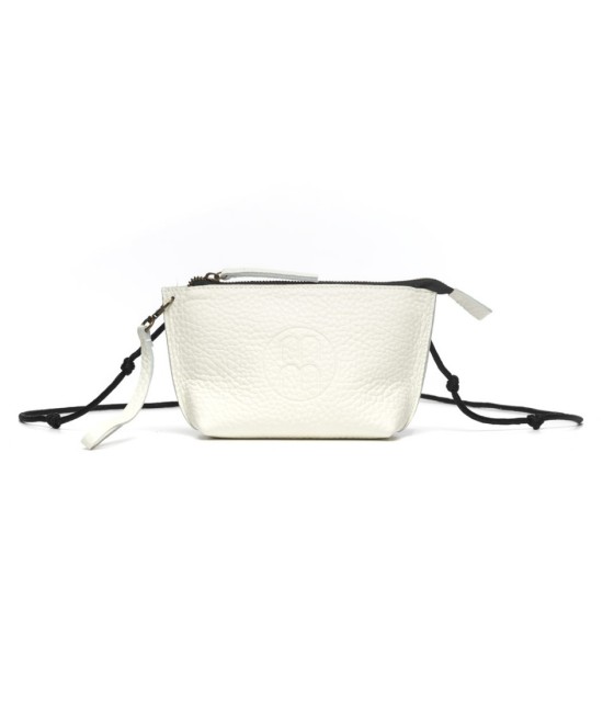 Small white leather bag