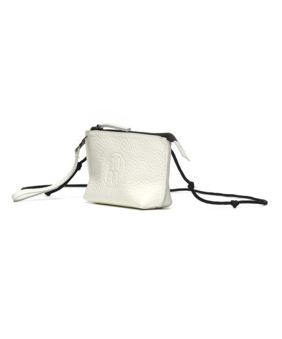 Small white leather bag