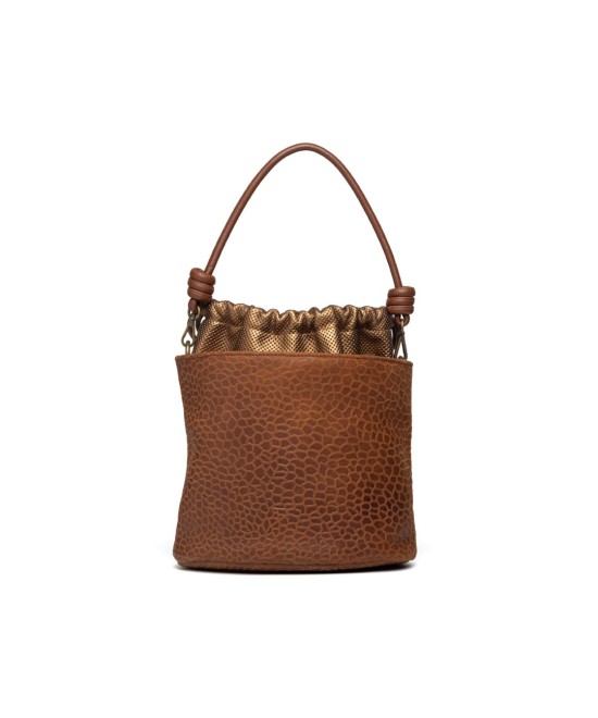 Mocha mousse bucket bag