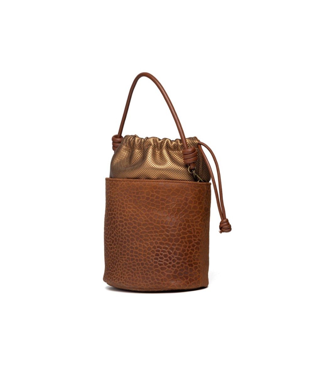 Mocha mousse bucket bag