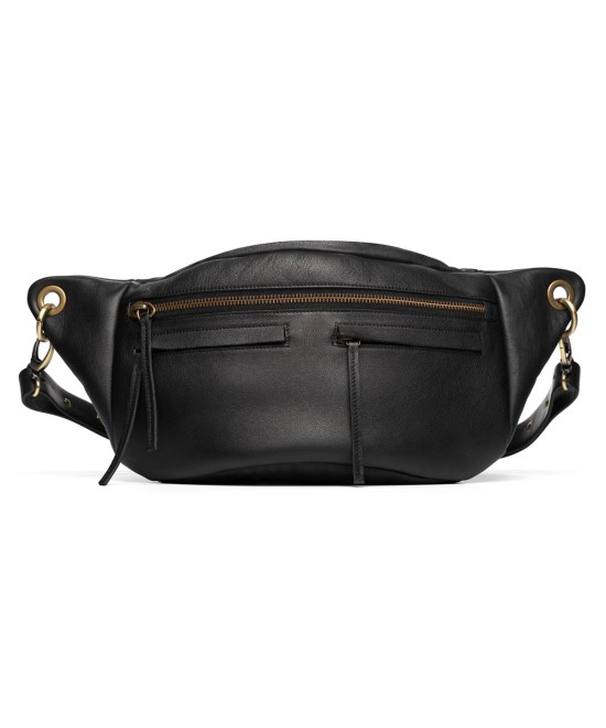 Large backpack type bum bag to cross on the back. Unisex