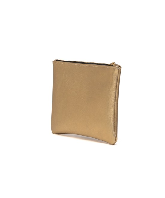 Estuche de piel y logo