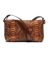 crossbody bag camel python