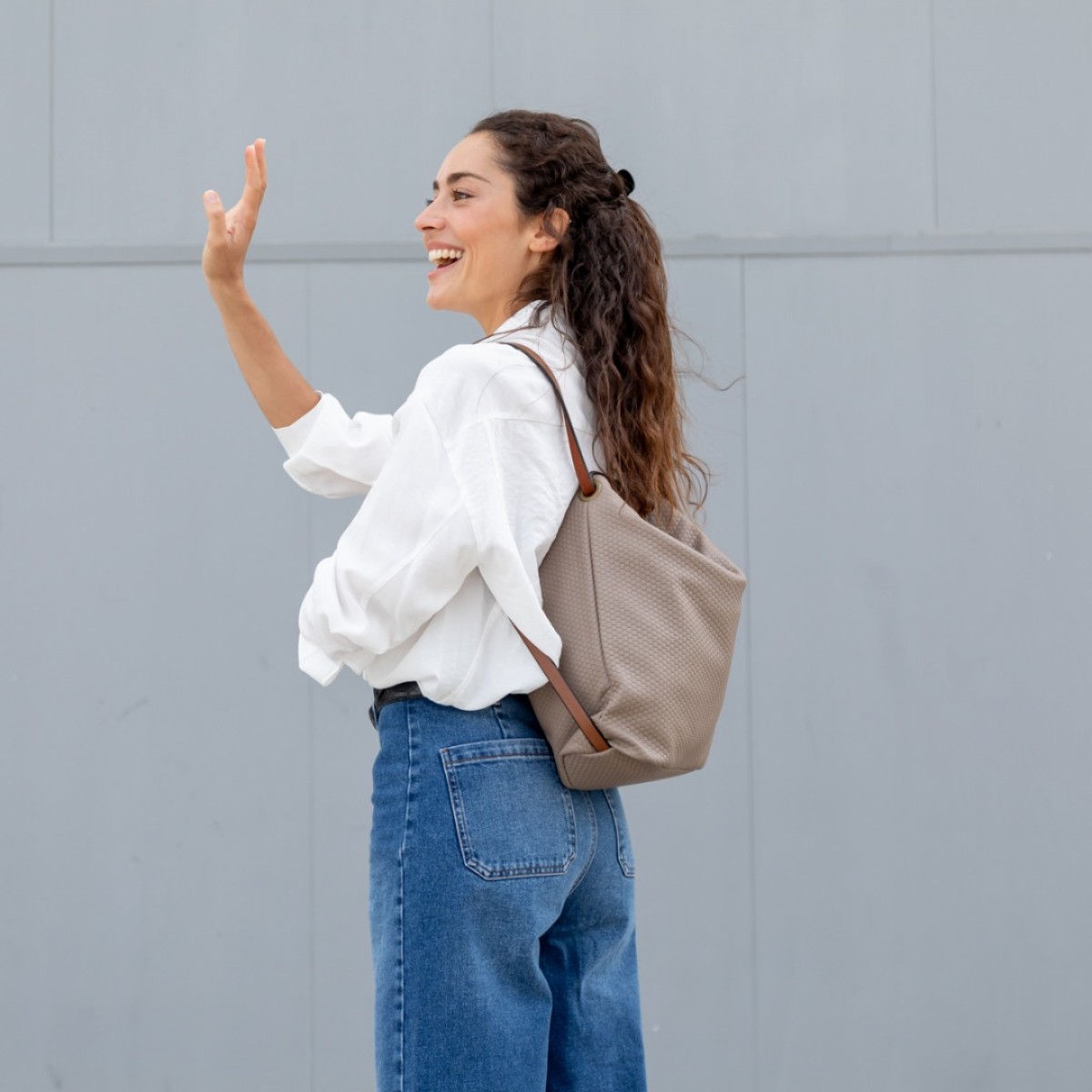 Bolso mochila castor